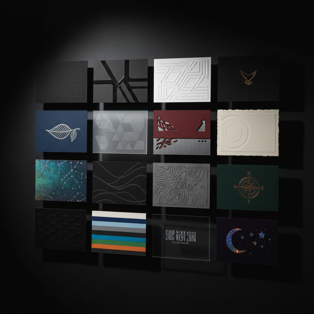 Specialty finish cards
