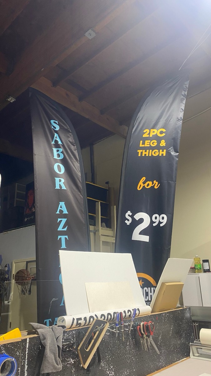 Custom Feather Flags