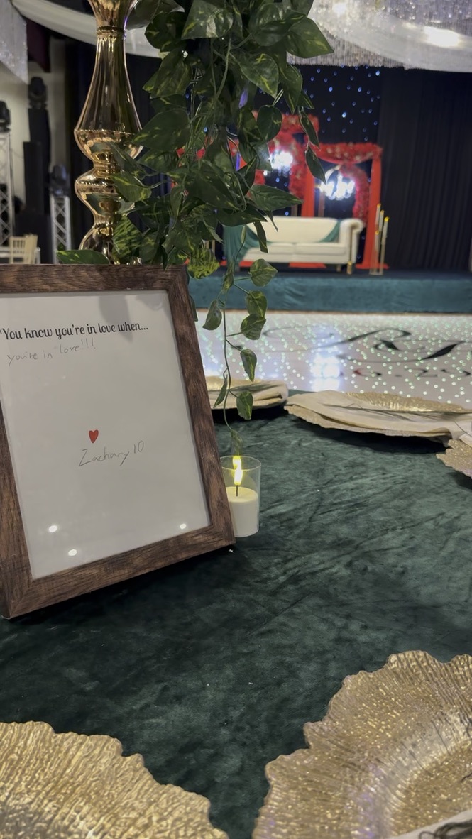 Wedding Display Signage