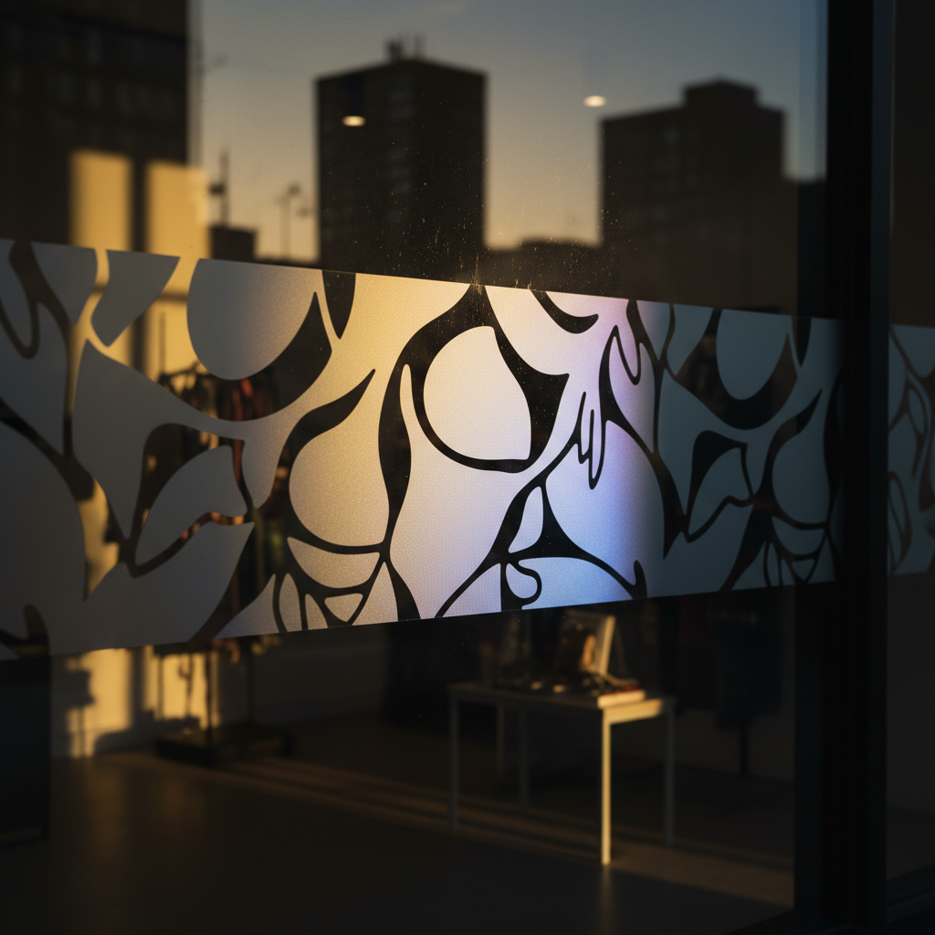 Storefront vinyl graphics