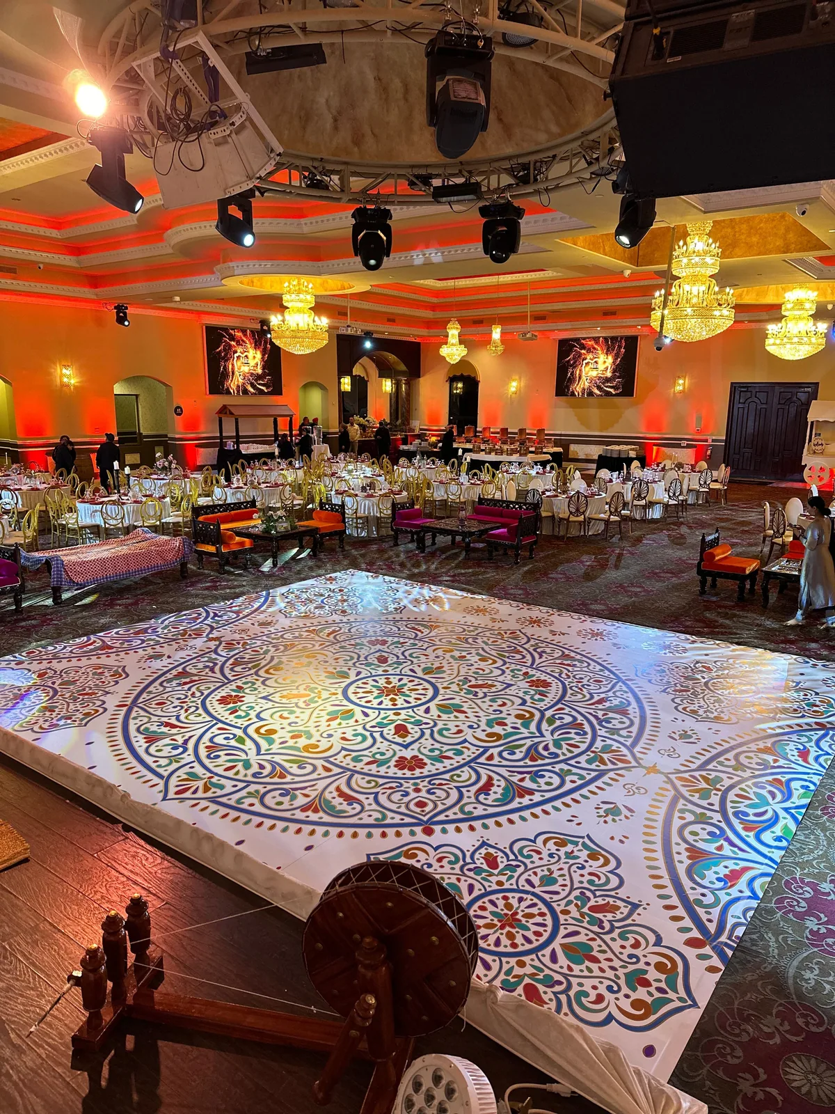 Mandala event floor